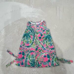 Lilly Pulitzer Pink and Green alligator Dress